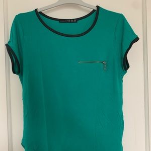 Emerald green shirt
